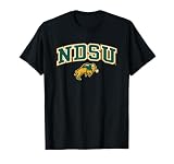 North Dakota State Bison Arch Over Black T-Shirt