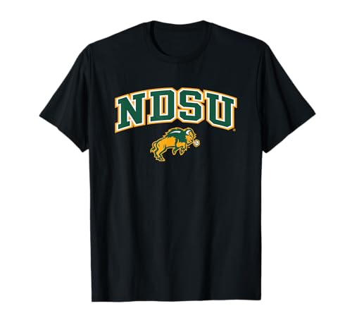 North Dakota State Bison Arch Over Black T-Shirt