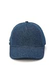 Michael Kors Women's Distressed Denim Baseball Cap, Stylish Hat & Fashion Accessory