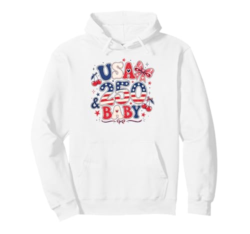 250th Anniversary USA Red White 250 Years American 4th July �p�[�J�[