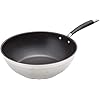 Amazon Basics Wokpan, 28 cm, zwart