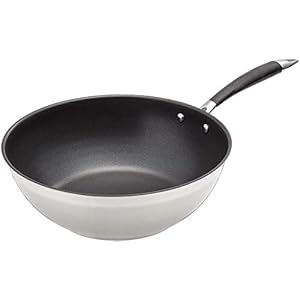 Amazon Basics Wokpan, 28 cm, zwart
