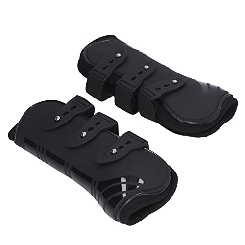Botas de pata de caballo ajustables de PU y neopreno resistente juego de 2 protectores de tendón