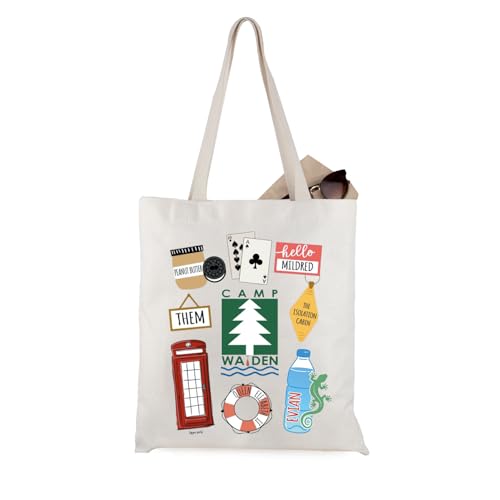 WCGXKO Classic Movie Inspired Camp Parent Trap 90s Movie Canvas Tote Bag