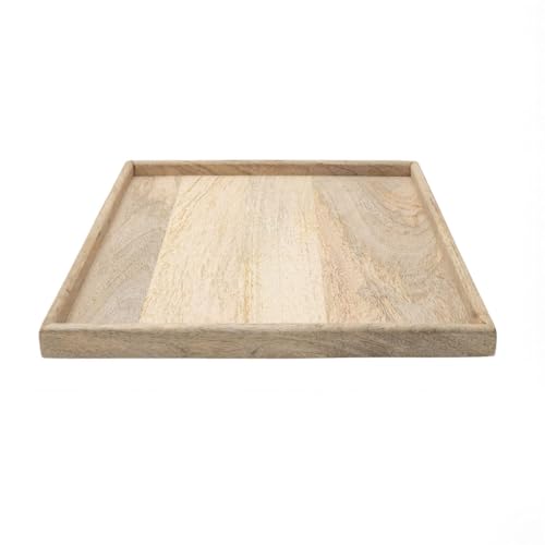 Arthur Cameron - Rennes, Large Square Wooden Serving Tray - Perfect Home Accessory & Table Decoration