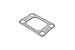 PitVisit PV Raceworks T2 T25/T28 Turbo Turbine Inlet 4 Bolt Gasket Aluminum Graphite Compatible with Garrett Precision PTE Turbonetics Turbocharger