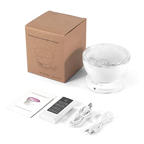 Joycabin Galaxy Projector, Ocean Wave Projector Night Light With Remote Control,8 Lighting Modes Music Speaker Timer Night Light Projector For Kids Adults Bedroom Living Room Decoration #TOP6