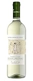 LEONARDO DA VINCI VERNACCIA DI GIMIGNANO: Der Vernaccia Di San Gimignano, der aus dem Weinanbaugebiet Toskana stammt, ist ein stiller Weißwein, leuchtend goldgelb und spritzig, mit fruchtigem Charakter, 12,5 % Alkoholgehalt