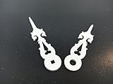 Generic Tools and Replacement for Clock. Cuckoo Clock Hand Set White for 14 CM or 6