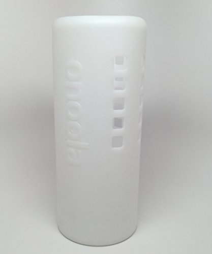 Onoola Silicone Sleeve for Hydro Flask Water Bottles (Translucent White, 40oz)