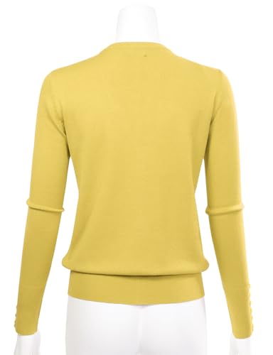 Image of Allsense Women's Long-Sleeve V-Neck Cardigan Sweater | Button Down, Lightweight Soft Knit