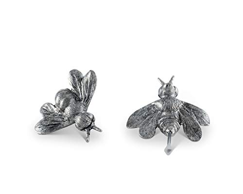 Vagabond House Pewter Honeybee Cheese Marker Set (Set Of 2) 1.75 Inch X 1.75 Inch #TOP2