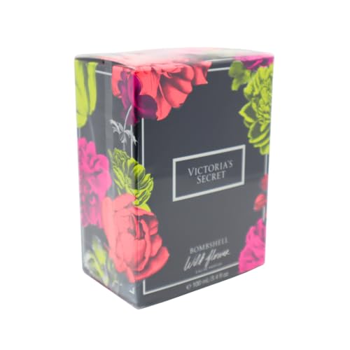 Victoria's Secret Bombshell Wild Flower Eau De Parfum Spray,3.40 Fl Oz (Pack of 1)