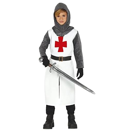 Guirca Disfraz de Caballero Templario para niños