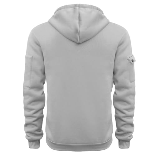 Generic LOG INTO MY ACCOUNT Polo Shirts Mens Sweater Long Sleeve Casual Button Long Sleeve Sweatshirt Long Sleeve Jacket Fashion Polo Quarter Zip Multi Pocket Active Crewneck Collar Amaon Prime Log Into My Account Grey #B Xxl thumb #3