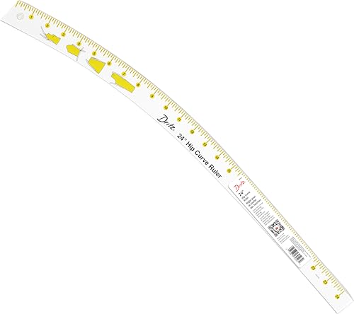 Dritz 24" Hip Curve Ruler with How-to Illustrations