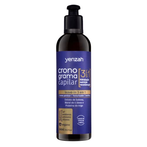 YENZAH - CRONOGRAMA 3 EM 1 - LEAVE IN, Yenzah YENZAH - CRONOGRAMA 3 EM 1 - LEAVE IN, Yenzah