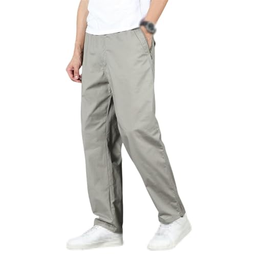 Puliam Easetactic - Puliam Mens Zipper-Pocket Durable Cargo Pants, Men Elastic Waist Straight Leg Sweatpants - Main Image
