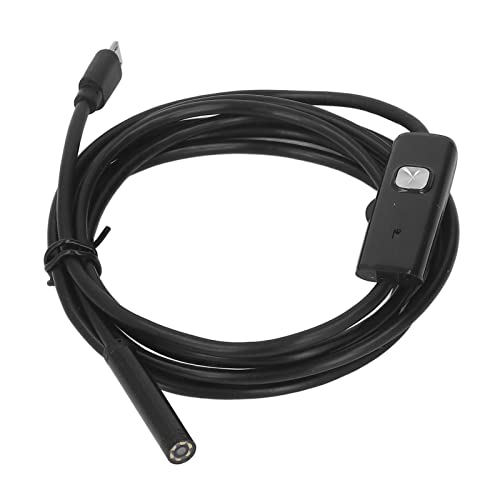 Kamera Inspekcyjna, Endoskop Przemysłowy USB, Kąt Widzenia 70° z 6 Diodami LED, Kamera Inspekcyjna do Rur z sondą 7 Mm, Piksel 0.3 MP, IP67, Boroskopy (1M)