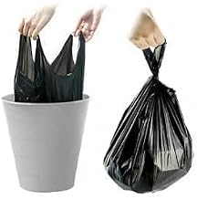 BBT Garbage Carry Bags 20 x 26 Inches | 30 Large Black Dustbin Bags | Heavy Duty Leak Resistant Trash Bags | Strong Disposable Bin Liners for Home, Kitchen, Office & Commercial Use (PACK OF- 1)