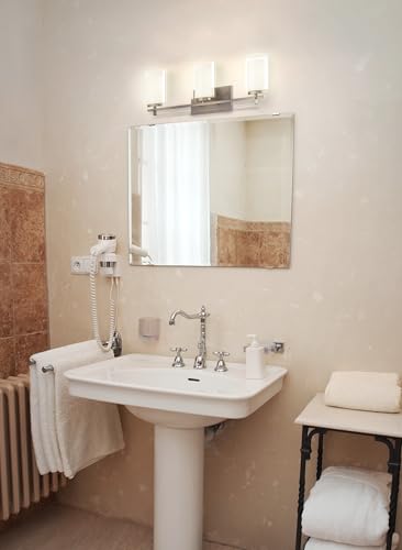 Image of Minka Lavery 6103-172 Parsons Studio Vanity Bath Light, 3-Light, 300 Total Watts, 24-in H x 8.75-in W, Smoked Iron