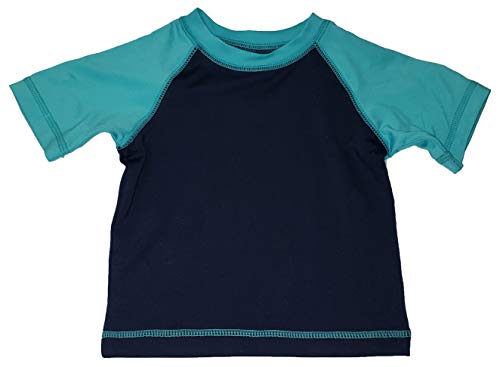 Wonder Nation Infant Boys Aquacade Blue Rash Guard - 6-9 Months