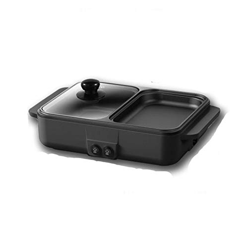 NEWCES Electric Cooking Pot Multifunction Electric Cooker Mini Hotpot Barbecue Grill Griddle Egg Omelette Frying Pan Stove Crepe Pancake Pie Baking Roaster