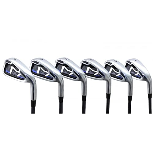 Agxgolf Ladies, Right Hand Regular Length Magnum Graphite Iron Set #3 Hybrid + 5-9 Irons + Pitching Wedge; Built In The Usa ! #TOP1