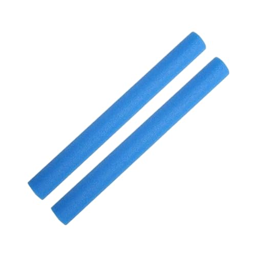 Qurygin 2 Stück Trampolin Stange Schaumstoffhülsen Trampolin Polsterung Schaumstoff Schlauch Schaumrohr Schwamm Gehäuse Schützende Tra-Pole Hülsen Schützende Fo-am Rohr Sle-eves Stangen für Polsterung