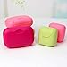 Healifty 4pcs Travel soap case bar soap Holder Portable Leak Proof soap Box (Rosy + Blue + Green + Orange) Size L