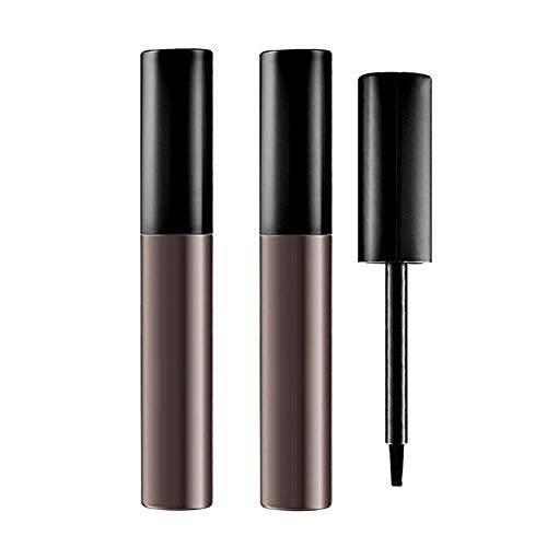 Makeup Peel-off Eyebrow Gel Tattoo Waterproof Long Lasting Eyebrow Color Beauty . (Gray-black)