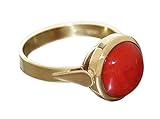 korallen ohrringe silber Ringweite 55 - 57 lieferbar (= 17,5 - 18,1 mm)