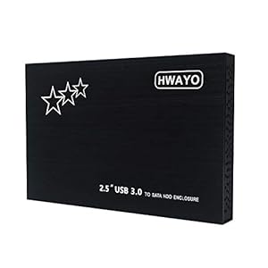 750GB External Hard Drive Portable 2.5” Ultra Slim HDD Storage USB 3.0 for PC, Laptop, Mac, Chromebook, Xbox One (Black)