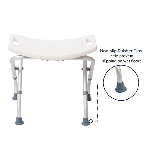 Drive Medical Handicap Bathroom Bench, White (12486 ) #TOP4