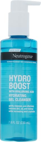 Neutrogena Hydro Boost Hydrating Face Wash & Makeup Remover, Gentle Facial Cleanser Gel with Hyaluronic Acid, Locks Moisture for Soft Supple Skin, Hypoallergenic, Oil-Free, Soap-Free, 7.8 fl oz - Image 2