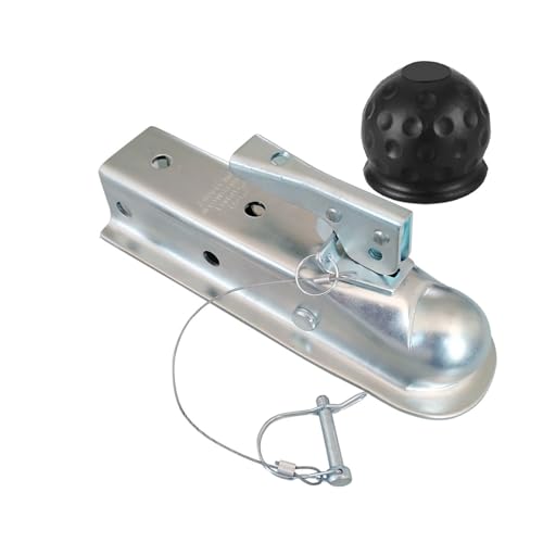 Złącze Przyczepy Z Prostym Językiem 2 "x 2" Do Kanału Cale, Kula Zaczepu, 3500 Funtów, Galwanizowane, Części Kamperów, Akcesoria Przyczep Kempingowych Łódź i samochód kempingowy(Opition(1))