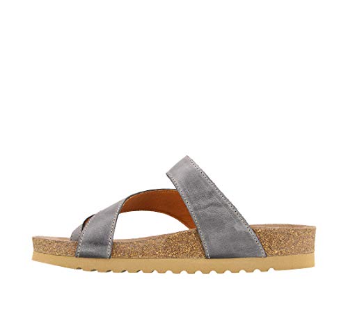 Taos Women's Lola Steel Leather Sandal 8-8.5 M Us #TOP17