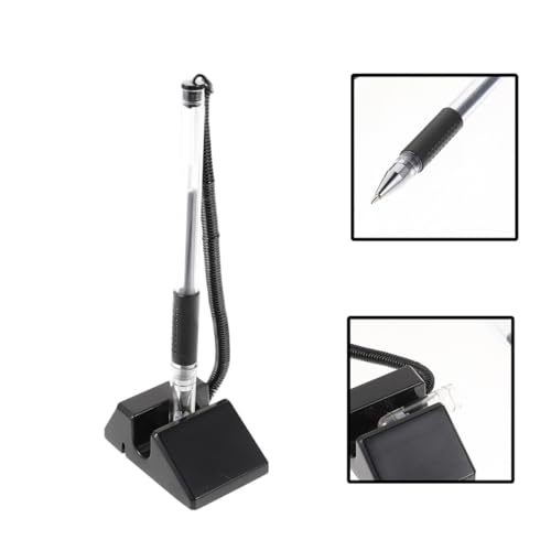4 bolígrafos de escritorio con tinta gel 0.5 mm negro miniatura 7