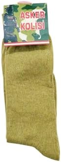 KORDAK 3'Lü Askeri Iç Giyim Seti - Asker Fanila Çorap Boxer -, 3XL, ASKKLS3GIYIM, Haki, Erkek - Görsel 2