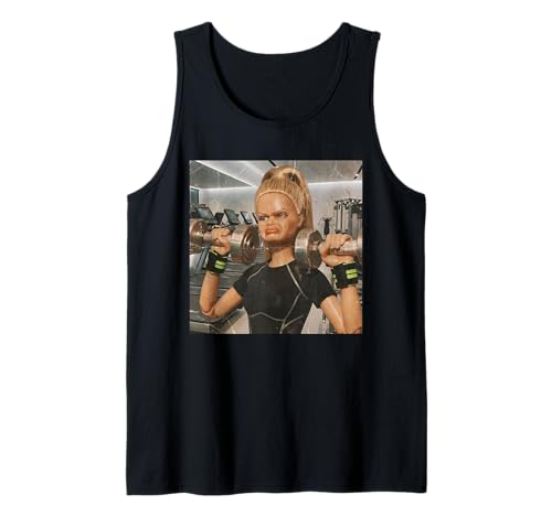 Funny Disgusting Gym Girl Vintage Workout Meme Humor Fitness Tank Top