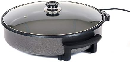 Oypla 1500W Large Multi Function Electric Cooker Frying Pan with Glass Lid
