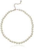 Anne Klein 'Perfectly Pearl' Pearl Collar Necklace, 16' + 3'