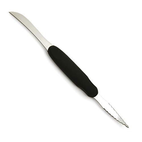 Norpro Grip-Ez Squirtless Grapefruit Knife, 8.75In/22Cm, Black #TOP15
