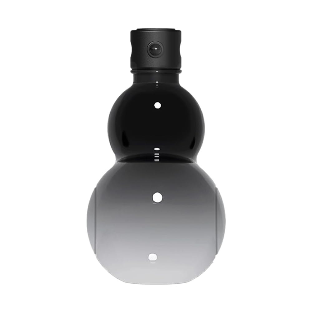 Bouteille de citrouille grande capacité 900ml noire et gourde rétro chinoise