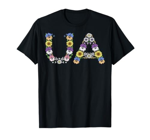 UA - Ucrania Camisa Floral Retro Ucraniano Vyshyvanka Style Camiseta