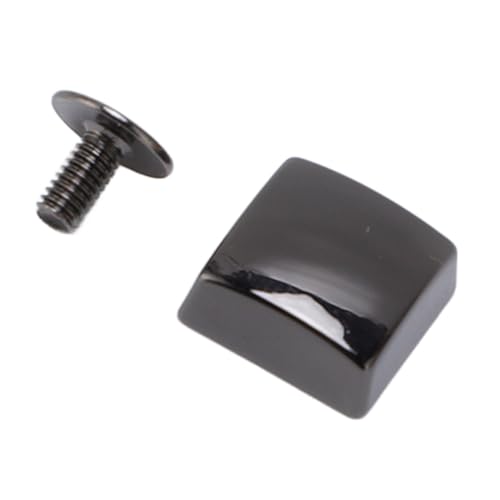 Qcwwy Sac Quadrate Ravido Nail Decoration 30 Ensembles de Talons Hauts en Cuir en Cuir Zinc, Installation Facile à Bagages, Vêtements et Chaussures (Argent noir)