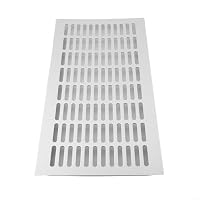 Lüftungsgitter Aus Aluminium Für Schränke – 200x300 Mm, Schwarz Oder Weiß