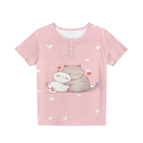 Girls T-Shirt Summer T Shirts for Kids Short Sleeve Tee Tops
