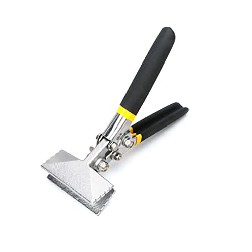 Straight Sheet Metal Bending Pliers, Multifunctional Offset Hand Seamer Jaw Manual Bender Hand Tool Edge Former Pliers, 80mm Straight