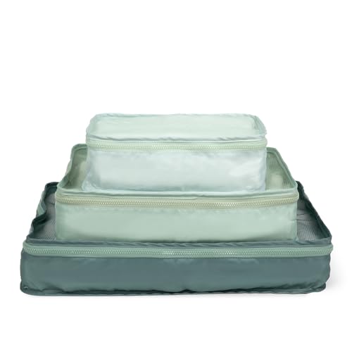 Miamica Packing Cube Set - 3-Piece Set, Sage Green